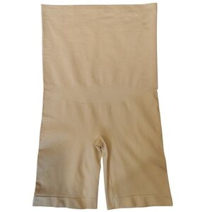 Shapermint Essentials High Waisted Shaper Shorts Nude Beige Size M-L